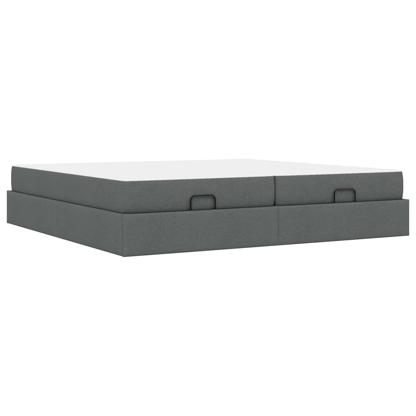 Bedframe met matras met matras 2 pcs Dim Grijs Stof is nu te koop bij PeponiXL, paradijselijk wonen!