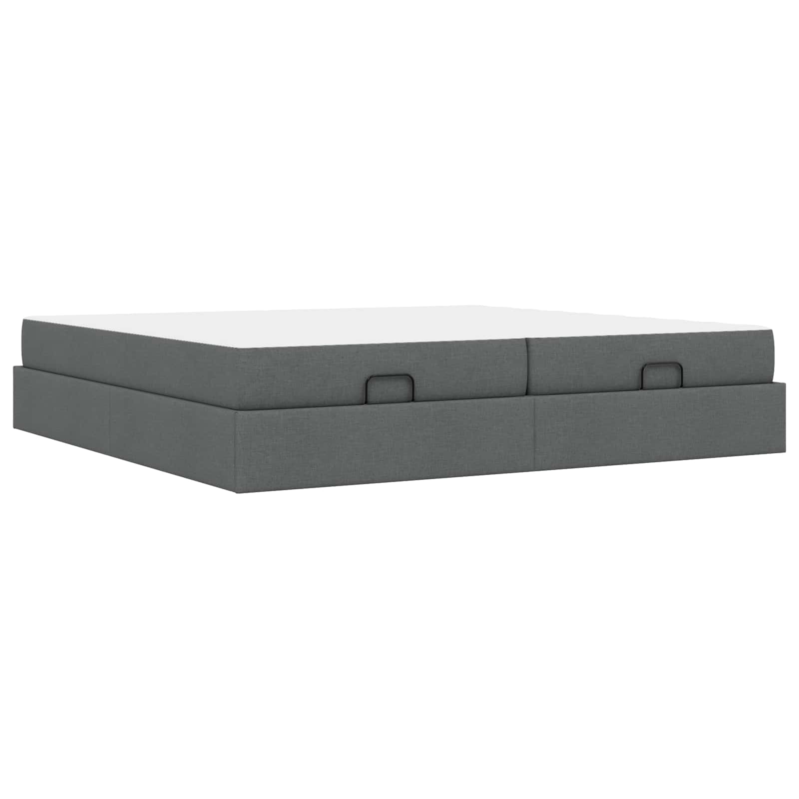 Bedframe met matras met matras 2 pcs Dim Grijs Stof is nu te koop bij PeponiXL, paradijselijk wonen!
