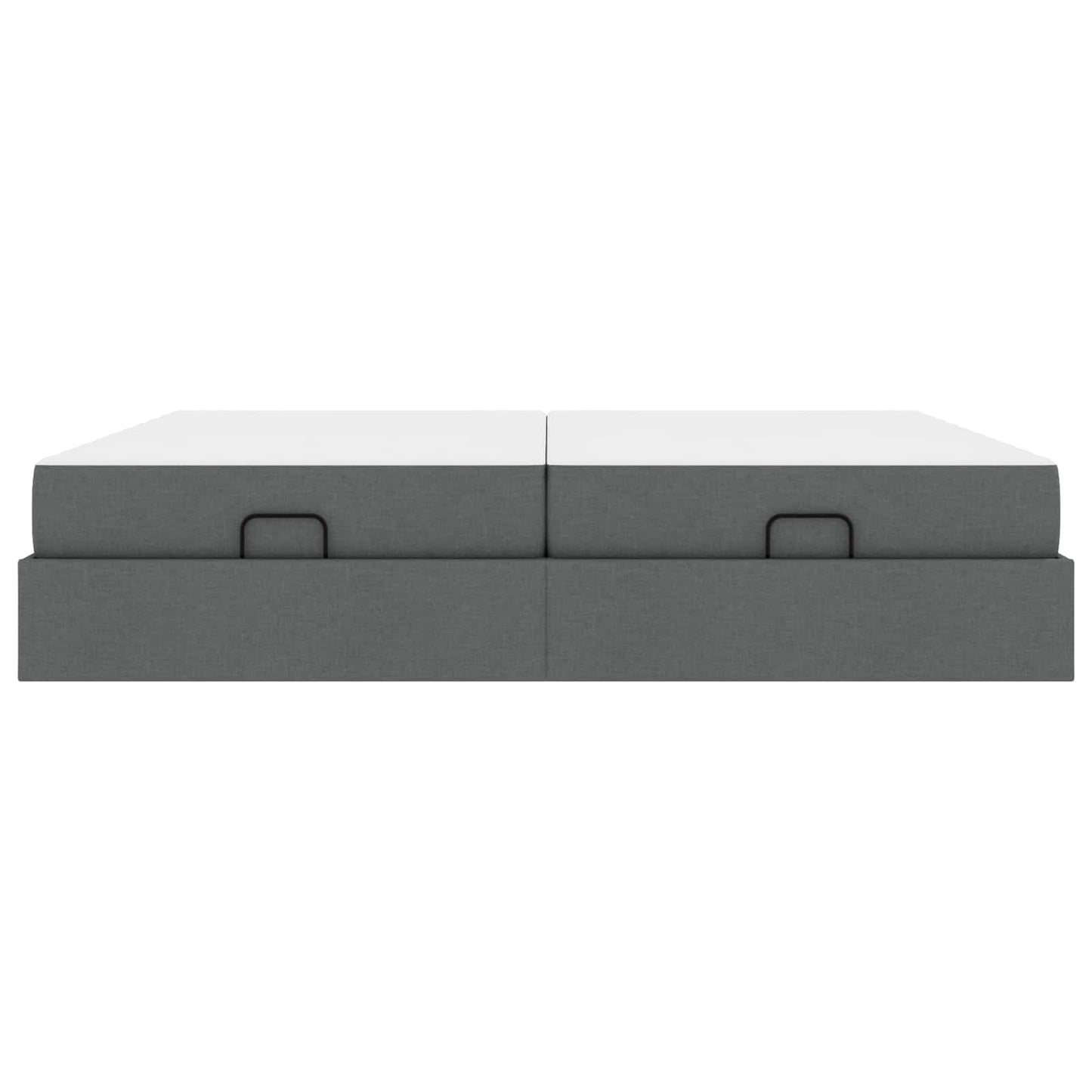 Bedframe met matras met matras 2 pcs Dim Grijs Stof is nu te koop bij PeponiXL, paradijselijk wonen!