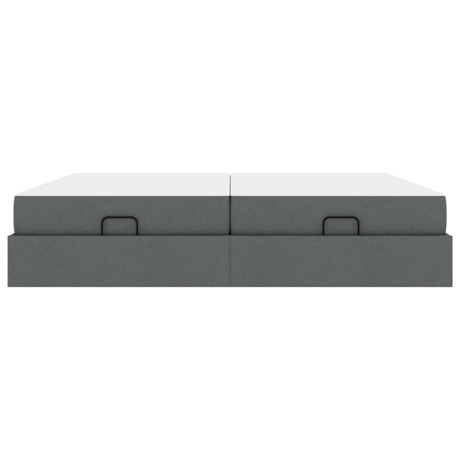 Bedframe met matras met matras 2 pcs Dim Grijs Stof is nu te koop bij PeponiXL, paradijselijk wonen!
