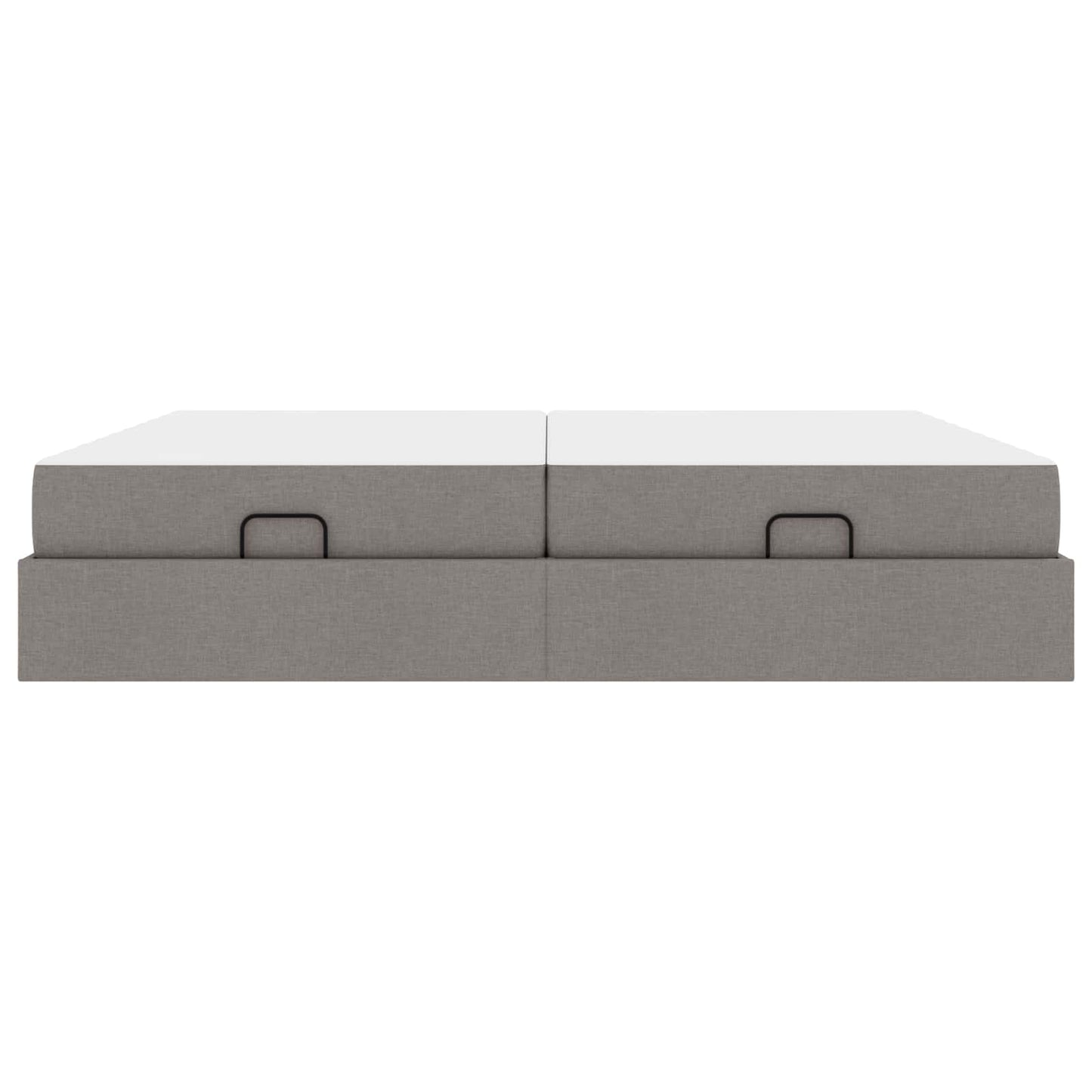 Bedframe met matras met matras 2 pcs Taupe Stof is nu te koop bij PeponiXL, paradijselijk wonen!