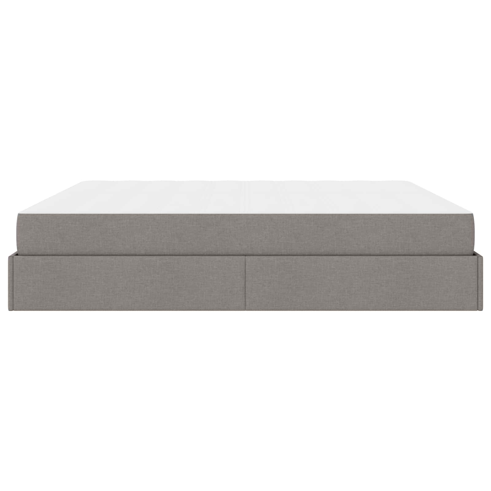 Bedframe met matras met matras 2 pcs Taupe Stof is nu te koop bij PeponiXL, paradijselijk wonen!