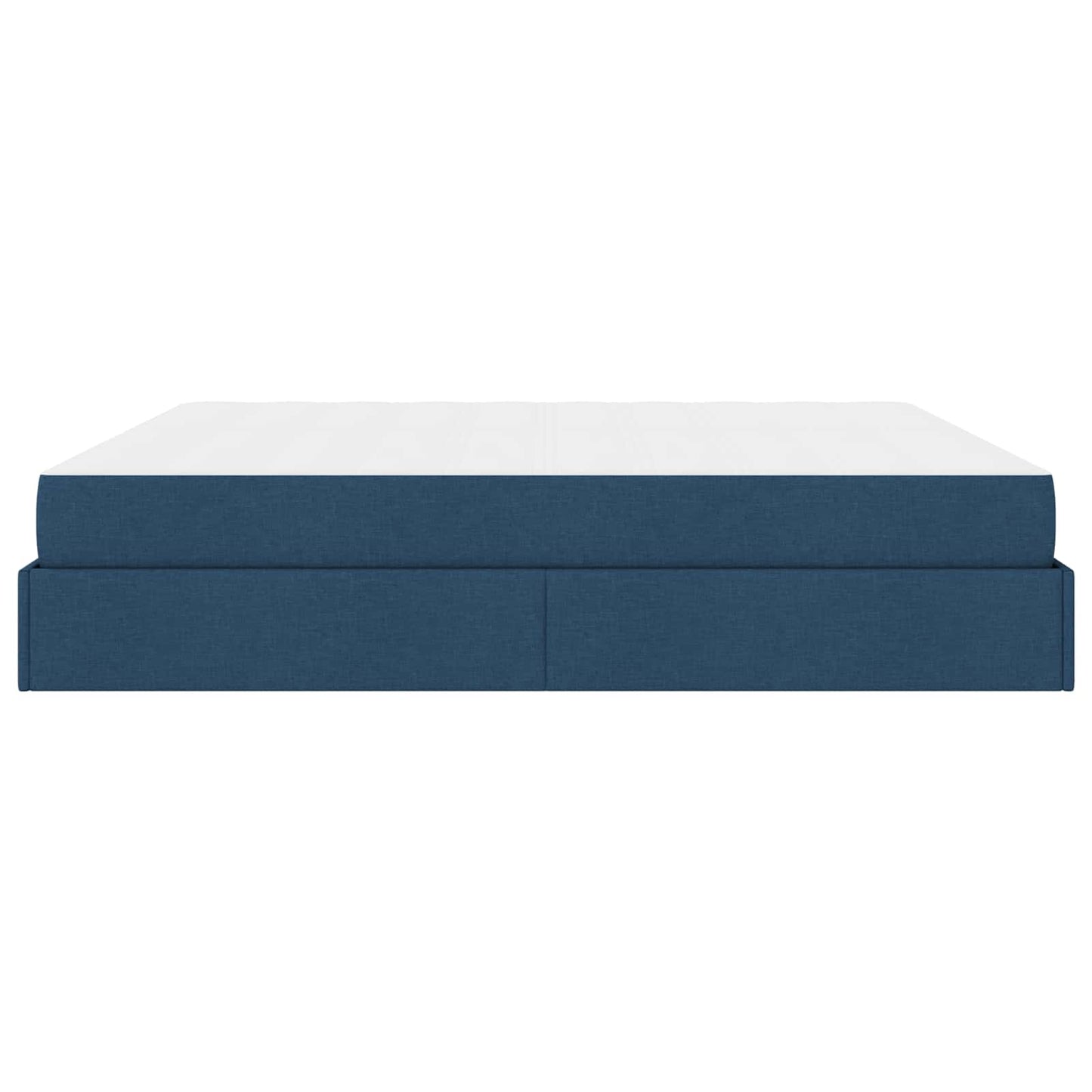 Bedframe met matras met matras 2 pcs Blauw Stof is nu te koop bij PeponiXL, paradijselijk wonen!