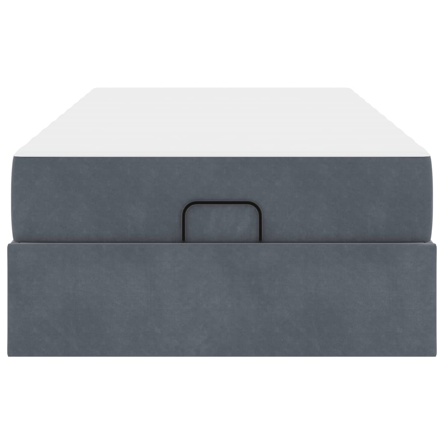 Bedframe met matras met matras 2 pcs Dim Grijs Fluweel is nu te koop bij PeponiXL, paradijselijk wonen!