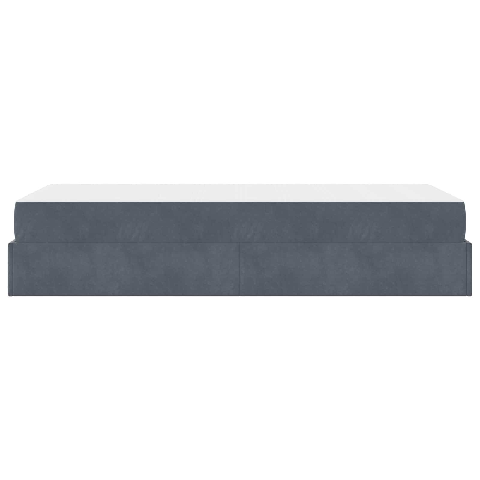 Bedframe met matras met matras 2 pcs Dim Grijs Fluweel is nu te koop bij PeponiXL, paradijselijk wonen!
