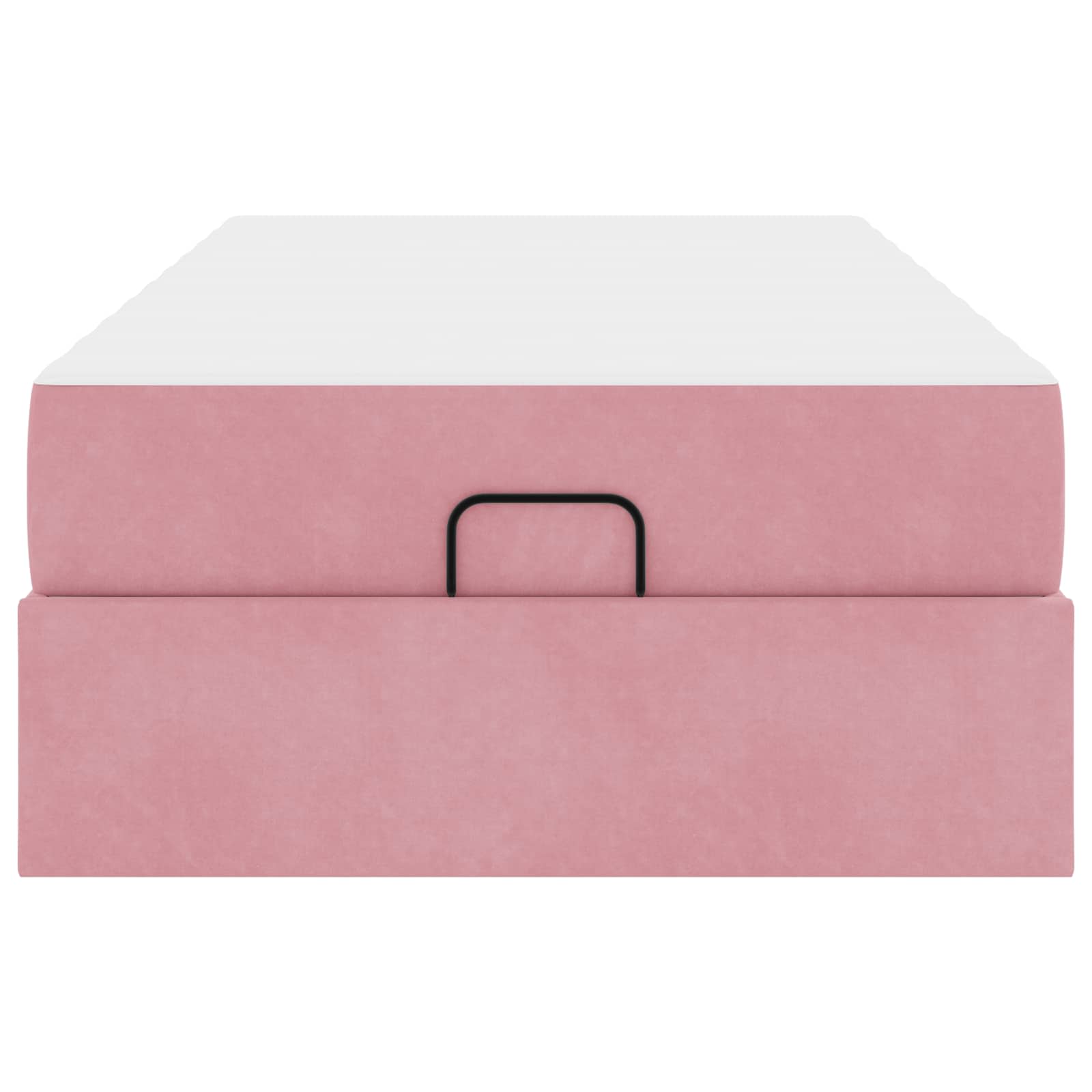 Bedframe met matras met matras 2 pcs Roze Fluweel is nu te koop bij PeponiXL, paradijselijk wonen!