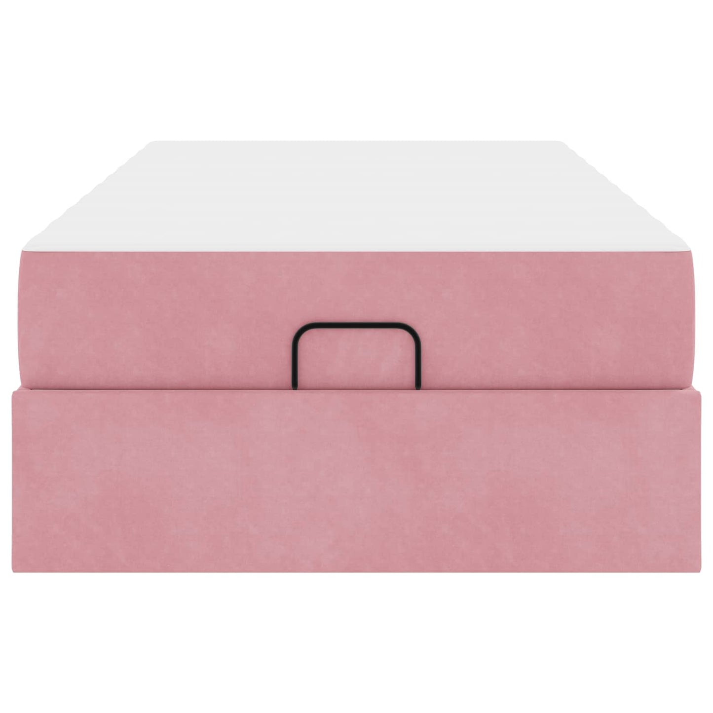 Bedframe met matras met matras 2 pcs Roze Fluweel is nu te koop bij PeponiXL, paradijselijk wonen!