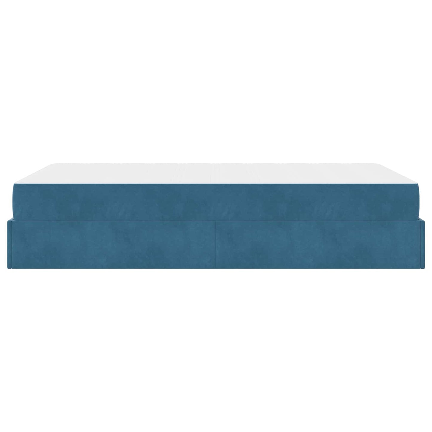 Bedframe met matras met matras 2 pcs Blauw Fluweel is nu te koop bij PeponiXL, paradijselijk wonen!