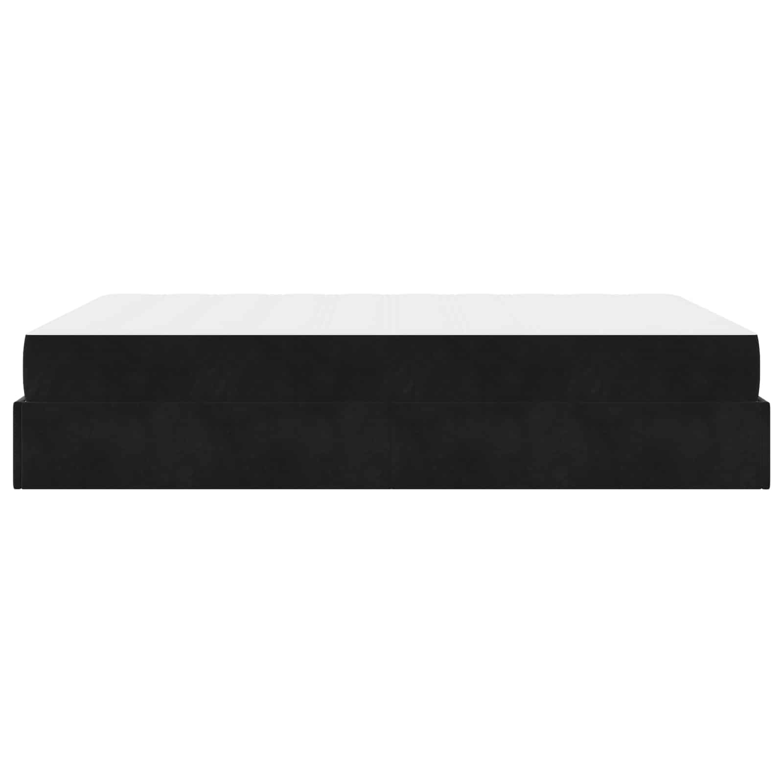 Bedframe met matras met matras 2 pcs Zwart Fluweel is nu te koop bij PeponiXL, paradijselijk wonen!