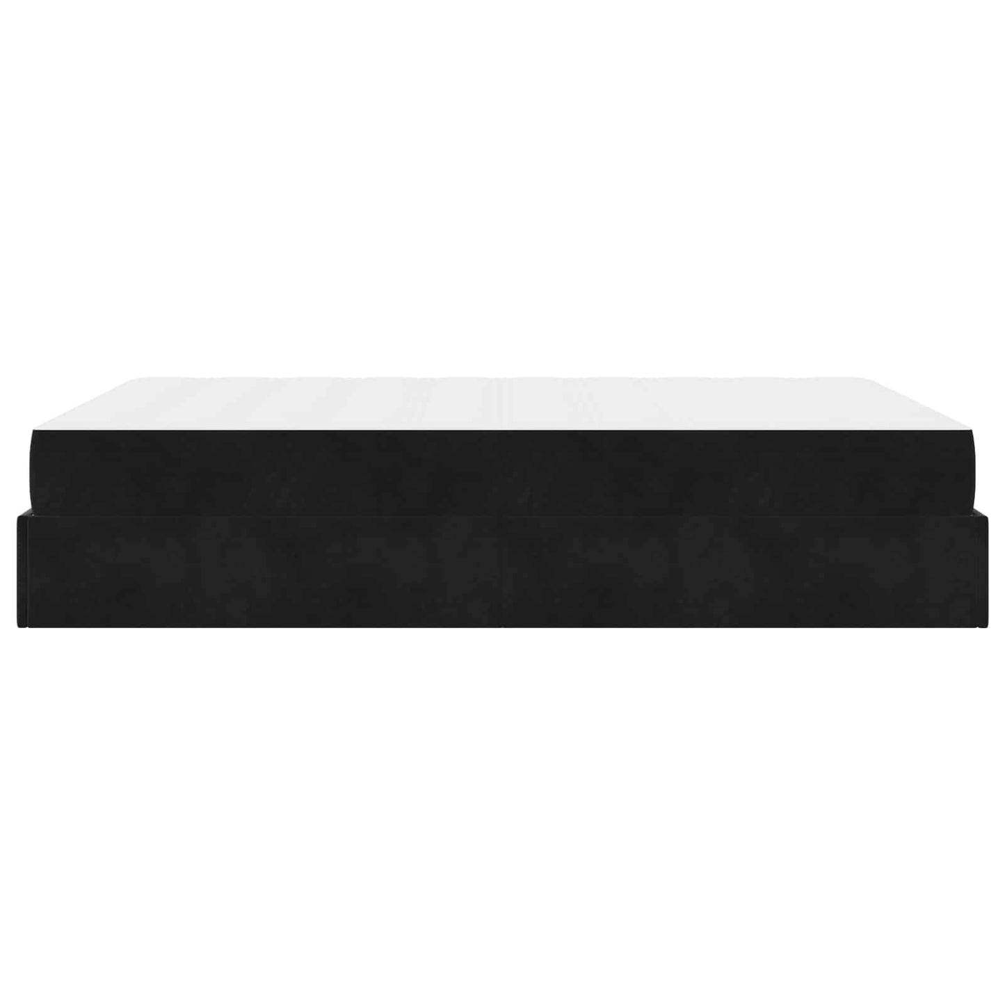 Bedframe met matras met matras 2 pcs Zwart Fluweel is nu te koop bij PeponiXL, paradijselijk wonen!