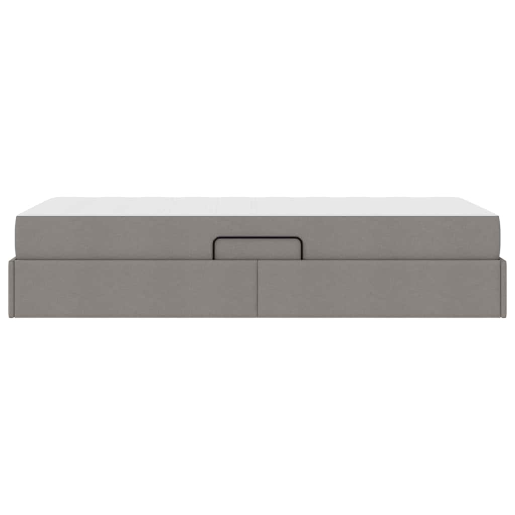 Opbergbed met matras met matras Taupe 90 x 190 cm Polyester is nu te koop bij PeponiXL, paradijselijk wonen!