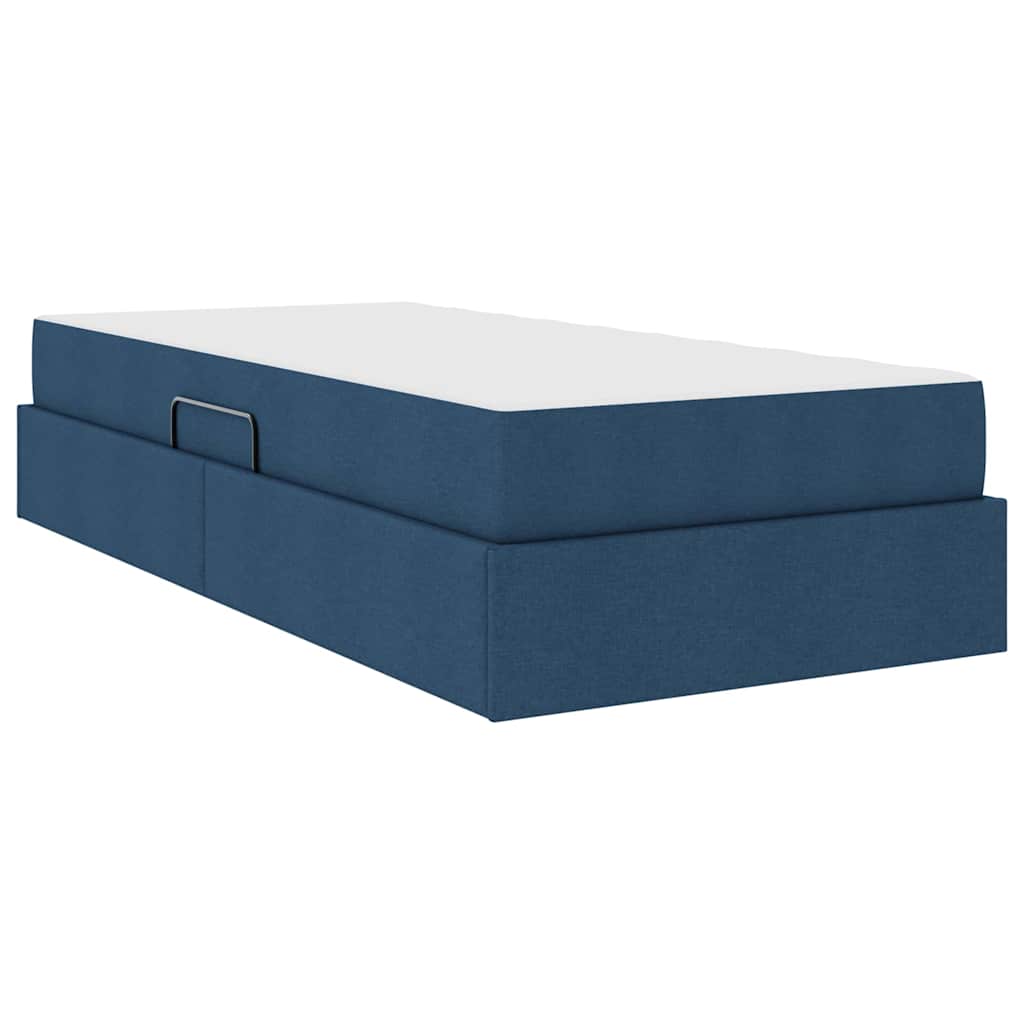 Opbergbed met matras met matras Blauw 90 x 190 cm Polyester is nu te koop bij PeponiXL, paradijselijk wonen!