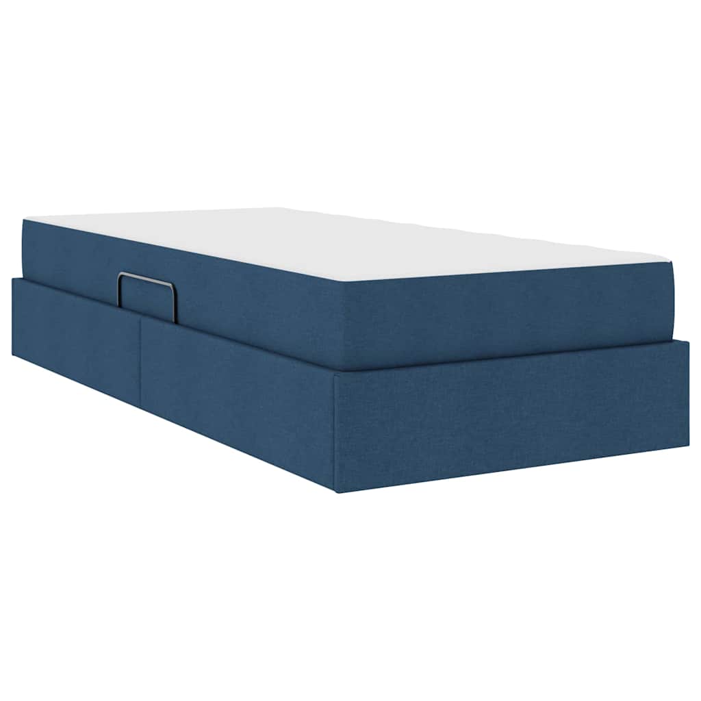 Opbergbed met matras met matras Blauw 90 x 190 cm Polyester is nu te koop bij PeponiXL, paradijselijk wonen!