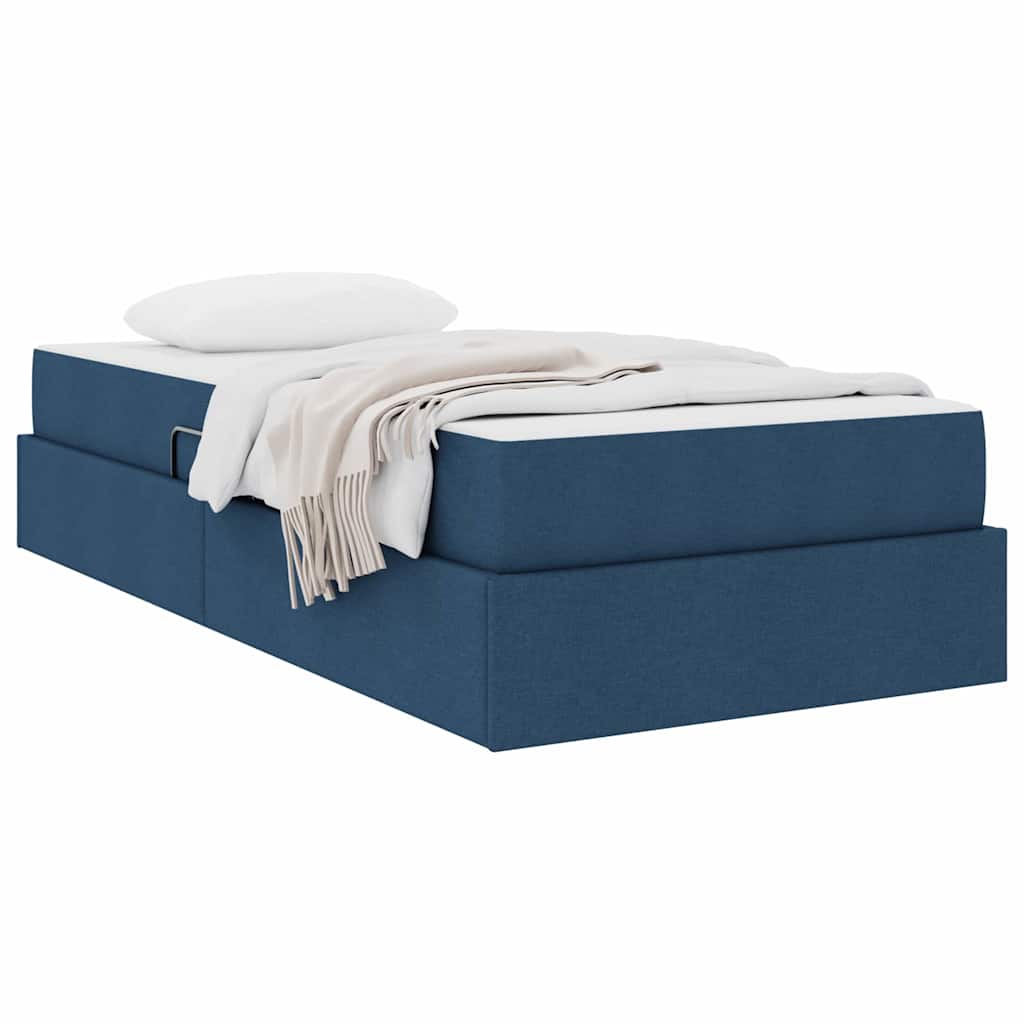Opbergbed met matras met matras Blauw 90 x 190 cm Polyester is nu te koop bij PeponiXL, paradijselijk wonen!