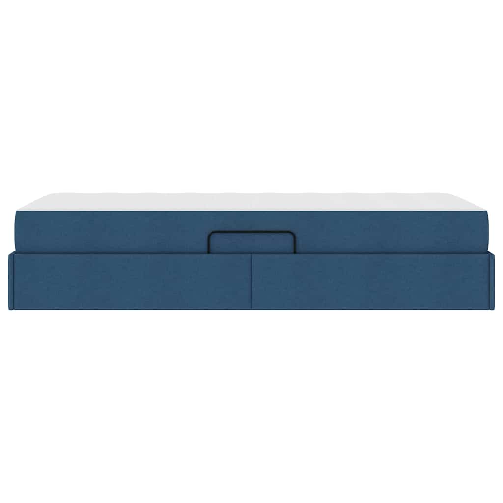 Opbergbed met matras met matras Blauw 90 x 190 cm Polyester is nu te koop bij PeponiXL, paradijselijk wonen!