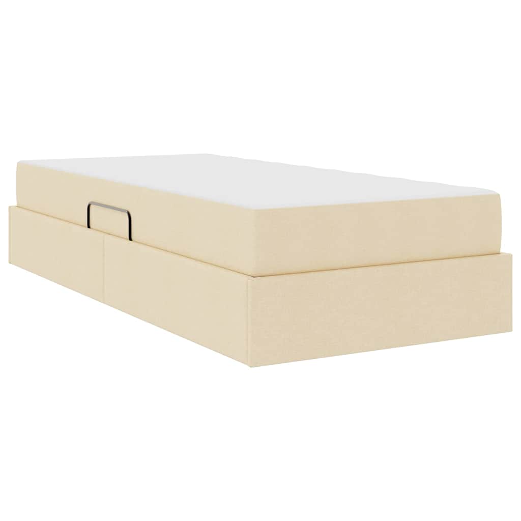 Opbergbed met matras met matras Crème 100 x 200 cm Polyester is nu te koop bij PeponiXL, paradijselijk wonen!