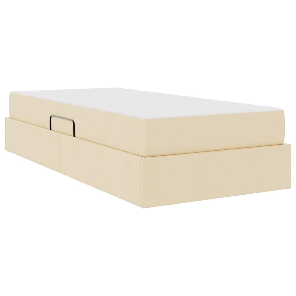 Opbergbed met matras met matras Crème 100 x 200 cm Polyester is nu te koop bij PeponiXL, paradijselijk wonen!