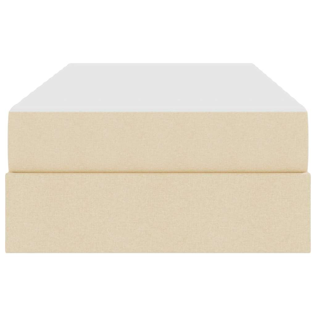 Opbergbed met matras met matras Crème 100 x 200 cm Polyester is nu te koop bij PeponiXL, paradijselijk wonen!