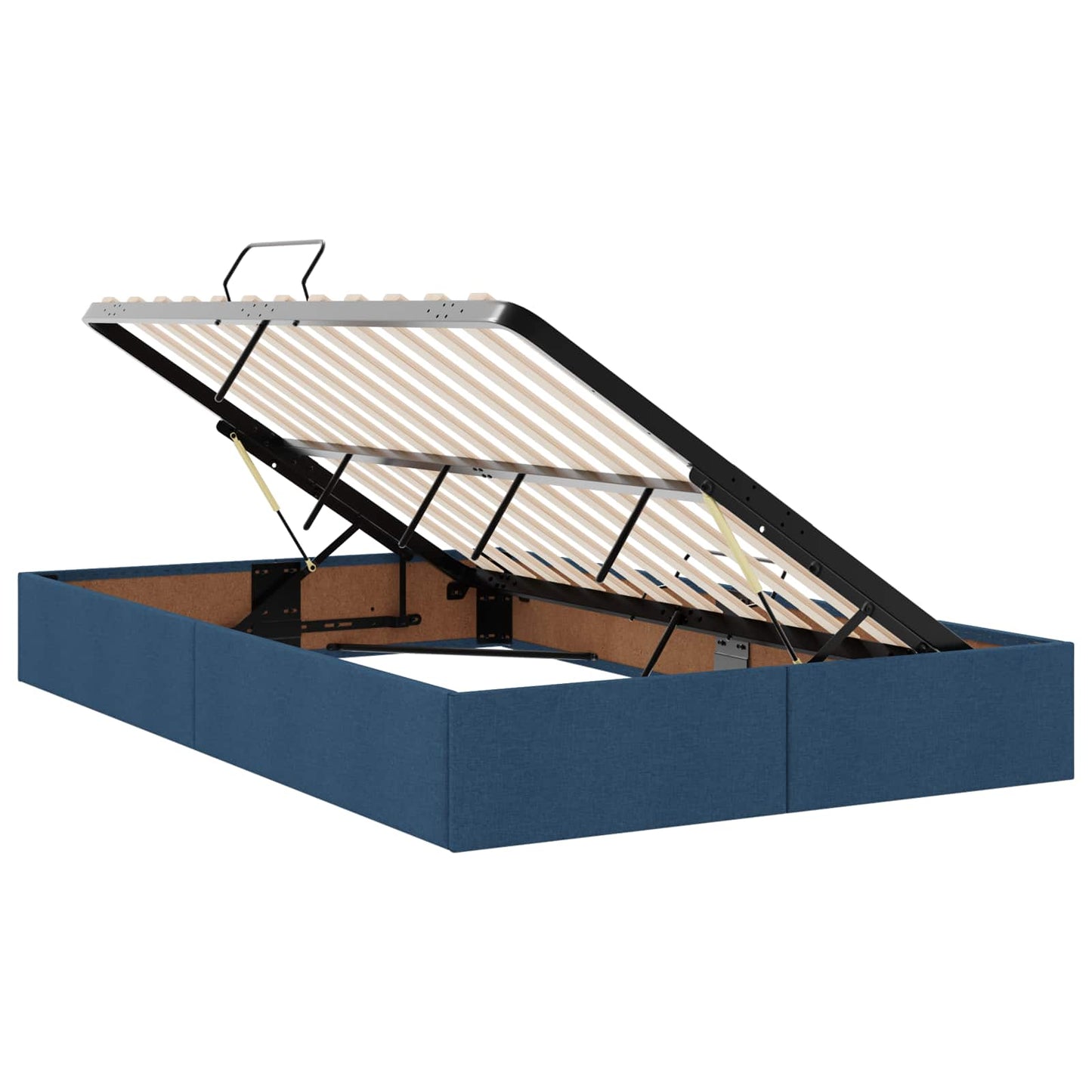 Opbergbed met matras met matras Blauw 120 x 190 cm Polyester is nu te koop bij PeponiXL, paradijselijk wonen!