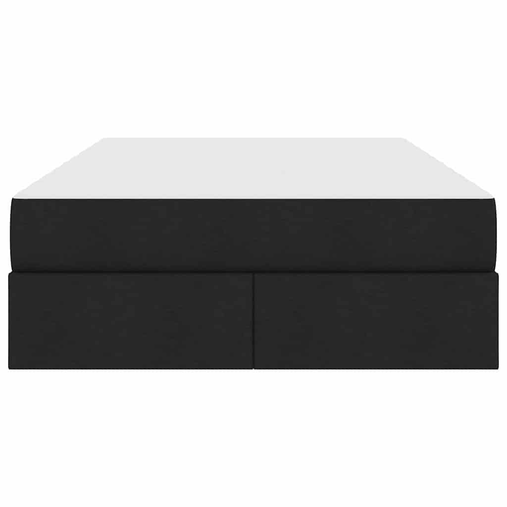 Opbergbed met matras met matras Zwart 120 x 200 cm Polyester is nu te koop bij PeponiXL, paradijselijk wonen!
