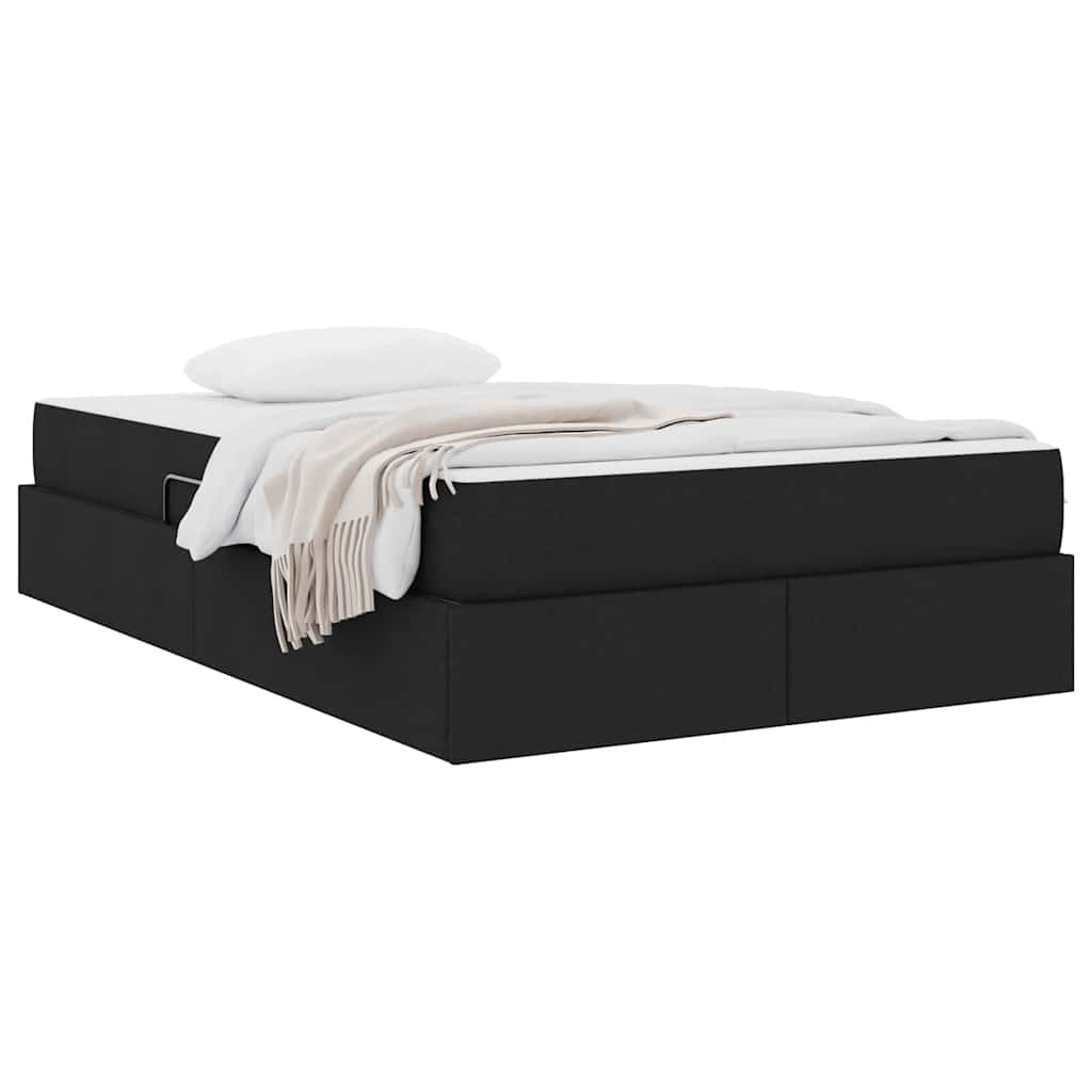 Opbergbed met matras met matras Zwart 120 x 200 cm Polyester is nu te koop bij PeponiXL, paradijselijk wonen!
