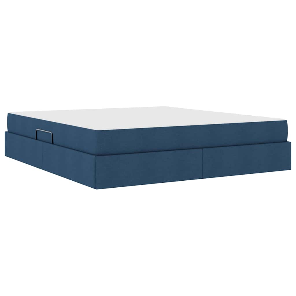 Opbergbed met matras met matras Blauw 180 x 200 cm Polyester is nu te koop bij PeponiXL, paradijselijk wonen!