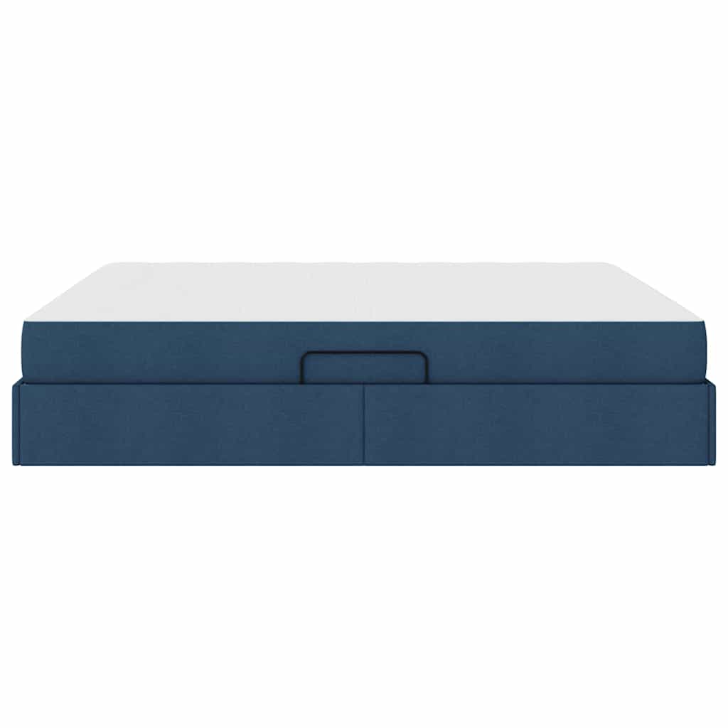 Opbergbed met matras met matras Blauw 180 x 200 cm Polyester is nu te koop bij PeponiXL, paradijselijk wonen!