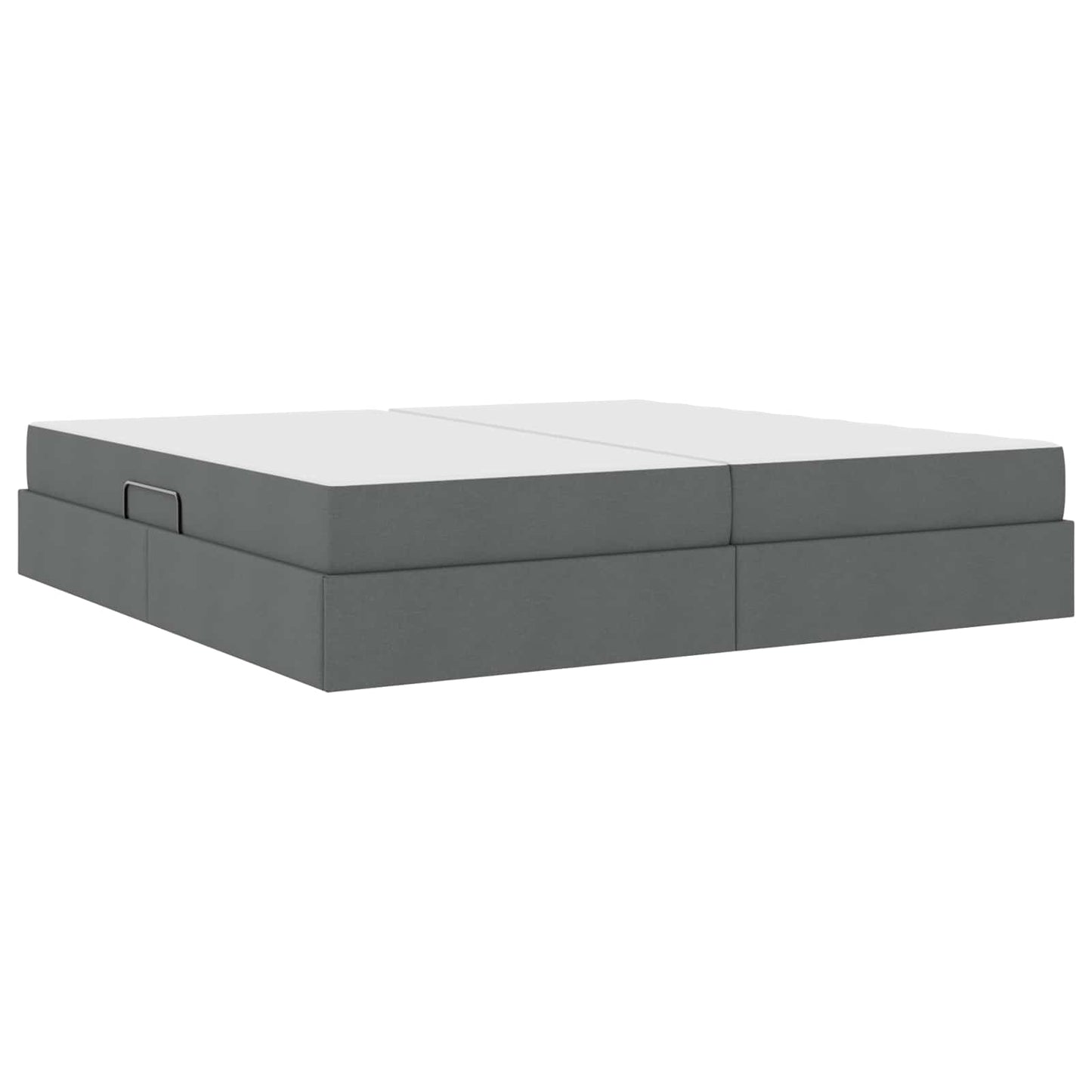 Opbergbed met matras Donkergrijs 200 x 200 cm Polyester is nu te koop bij PeponiXL, paradijselijk wonen!