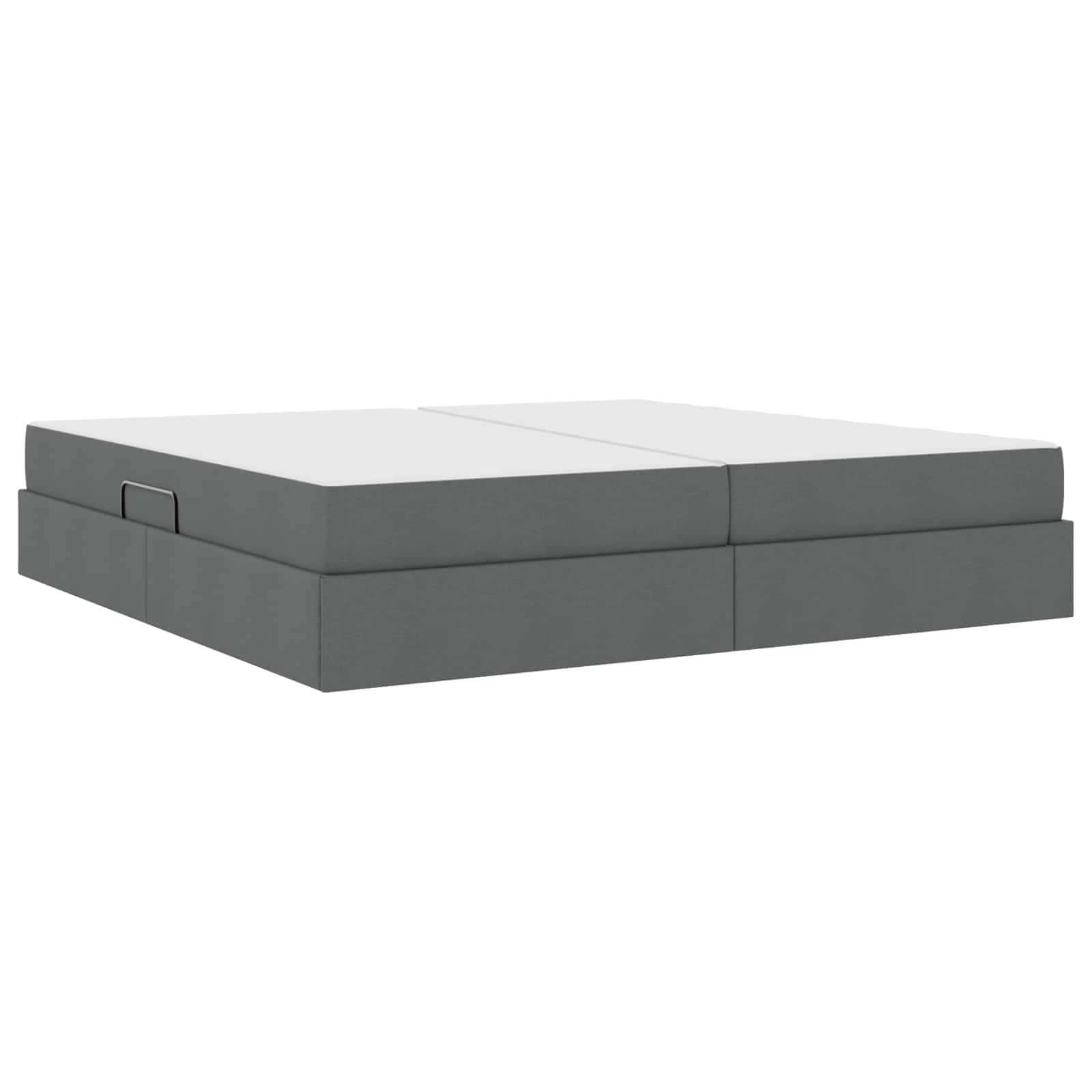 Opbergbed met matras Donkergrijs 200 x 200 cm Polyester is nu te koop bij PeponiXL, paradijselijk wonen!