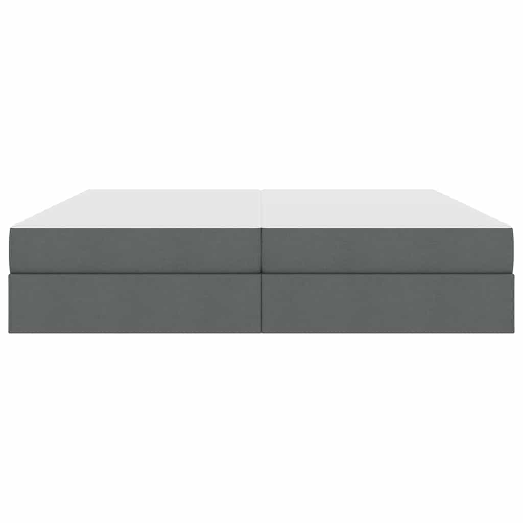 Opbergbed met matras Donkergrijs 200 x 200 cm Polyester is nu te koop bij PeponiXL, paradijselijk wonen!
