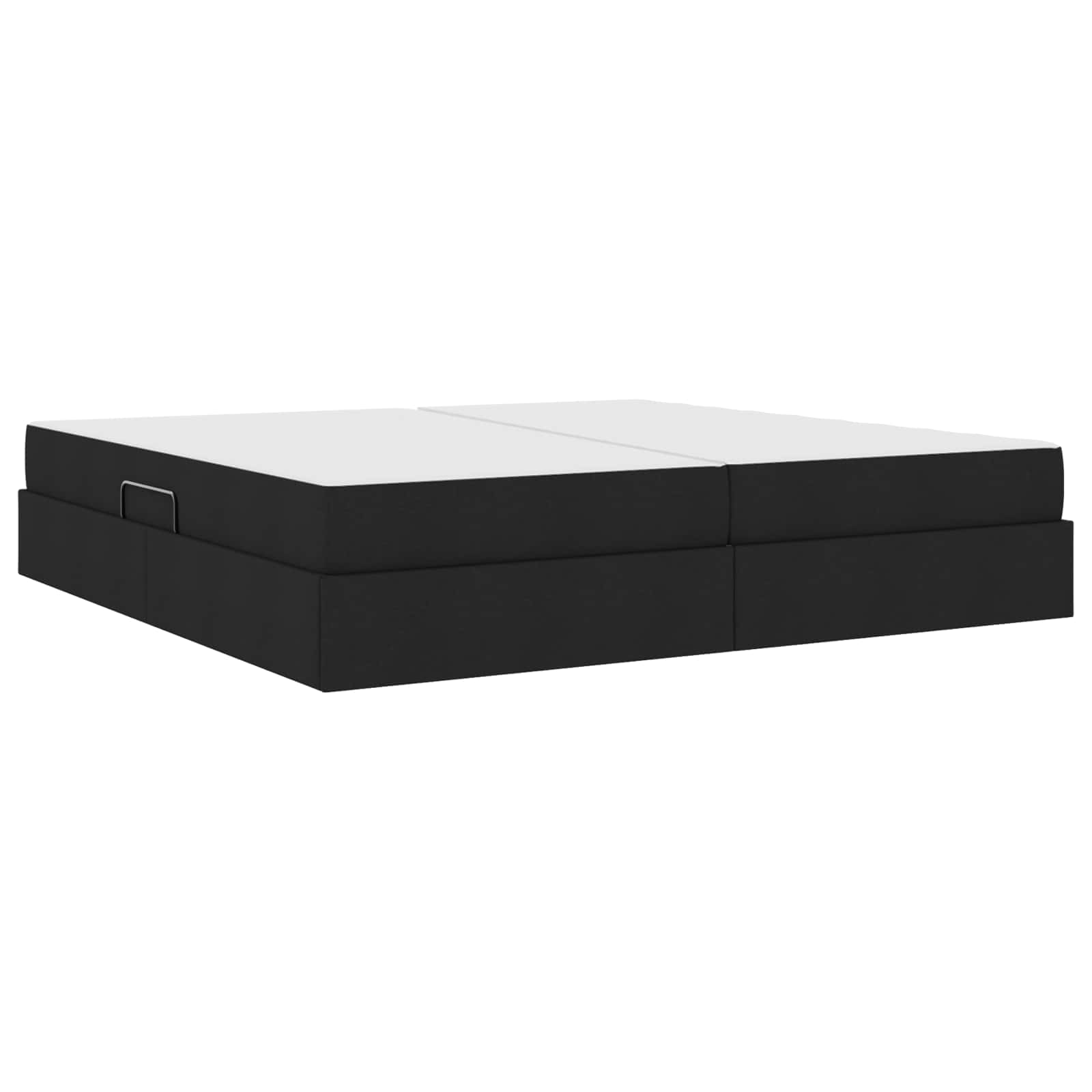 Opbergbed met matras met matras Zwart 200 x 200 cm Polyester is nu te koop bij PeponiXL, paradijselijk wonen!