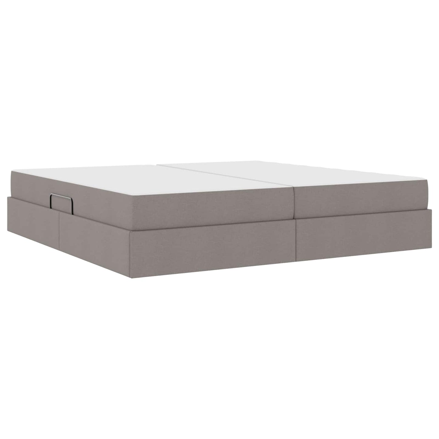 Opbergbed met matras met matras Taupe 200 x 200 cm Polyester is nu te koop bij PeponiXL, paradijselijk wonen!