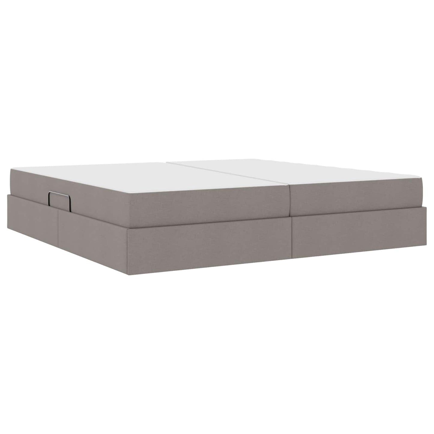 Opbergbed met matras met matras Taupe 200 x 200 cm Polyester is nu te koop bij PeponiXL, paradijselijk wonen!