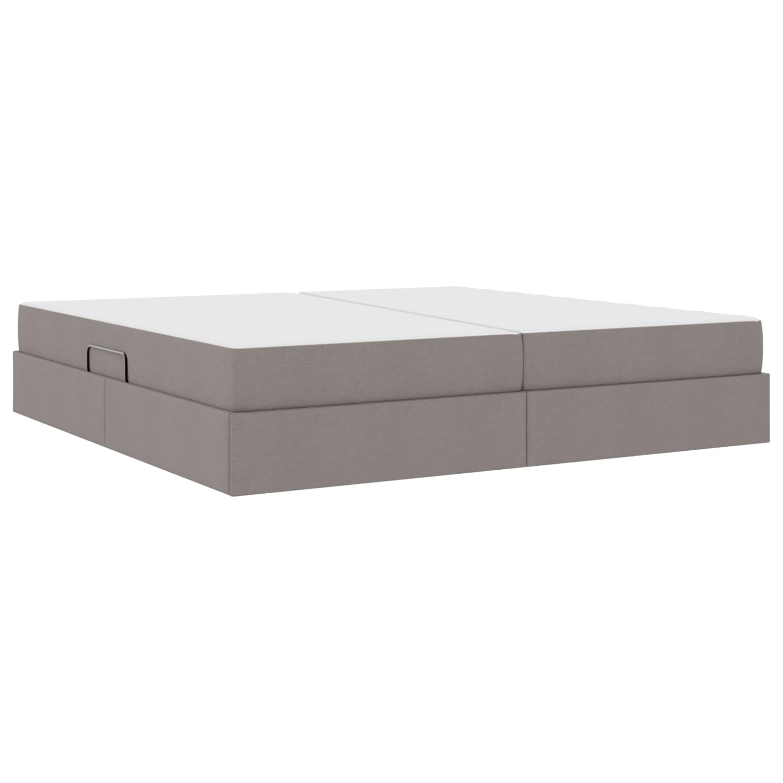 Opbergbed met matras met matras Taupe 200 x 200 cm Polyester is nu te koop bij PeponiXL, paradijselijk wonen!