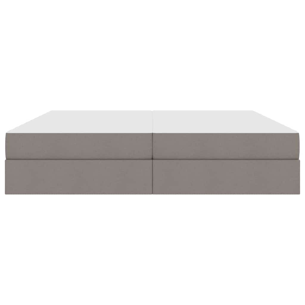 Opbergbed met matras met matras Taupe 200 x 200 cm Polyester is nu te koop bij PeponiXL, paradijselijk wonen!