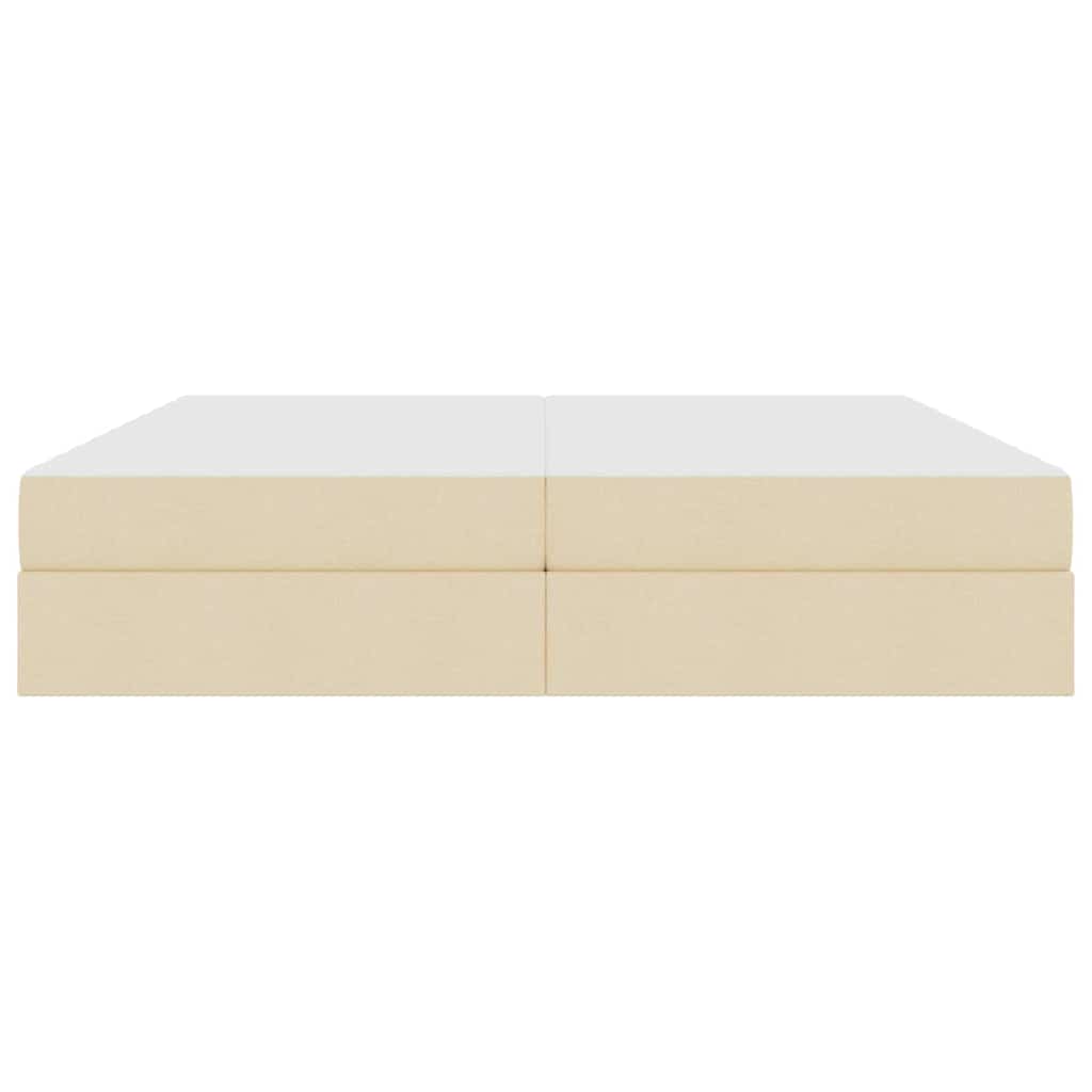 Opbergbed met matras met matras Crème 200 x 200 cm Polyester is nu te koop bij PeponiXL, paradijselijk wonen!