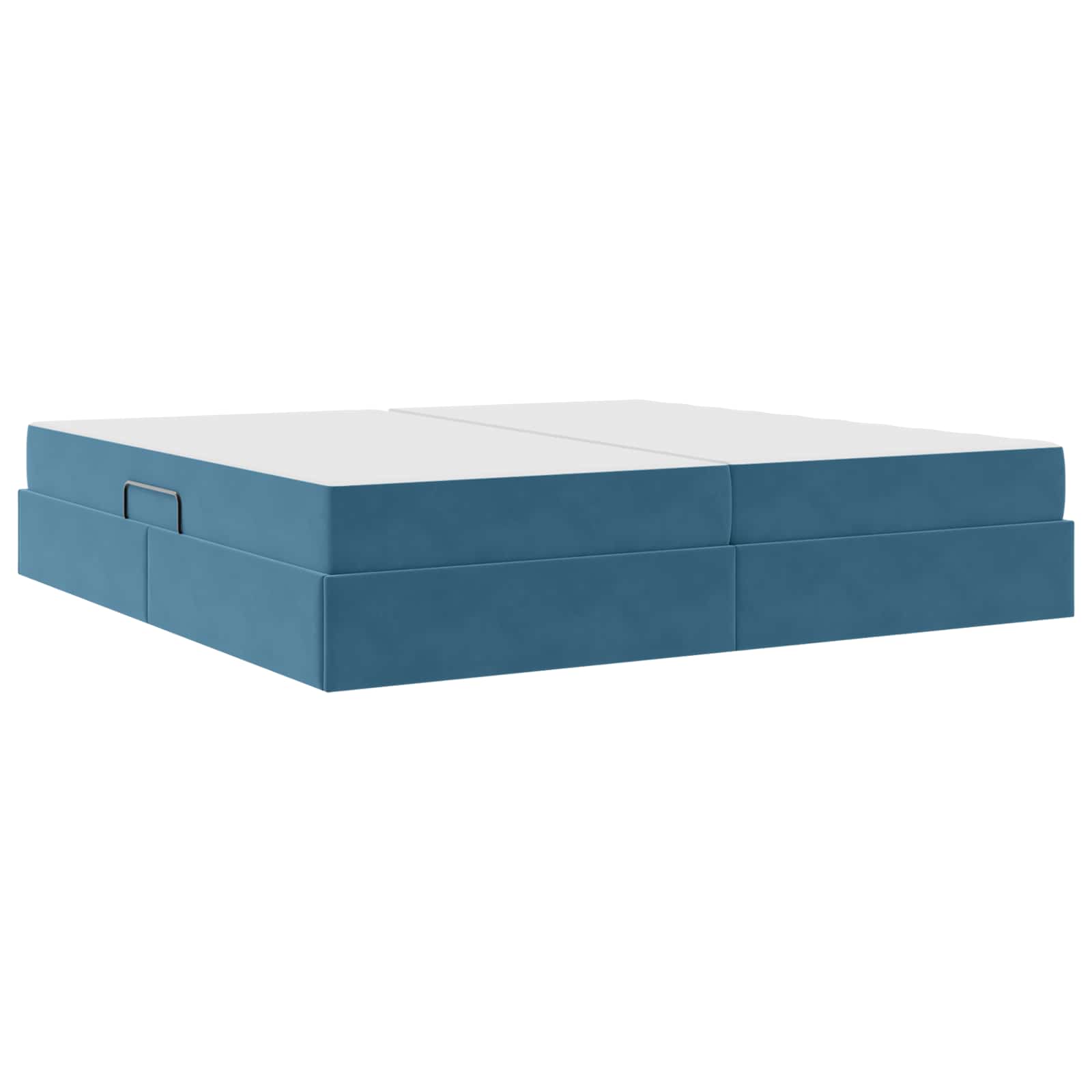 Opbergbed met matras Donkerblauw 200 x 200 cm Fluweel is nu te koop bij PeponiXL, paradijselijk wonen!
