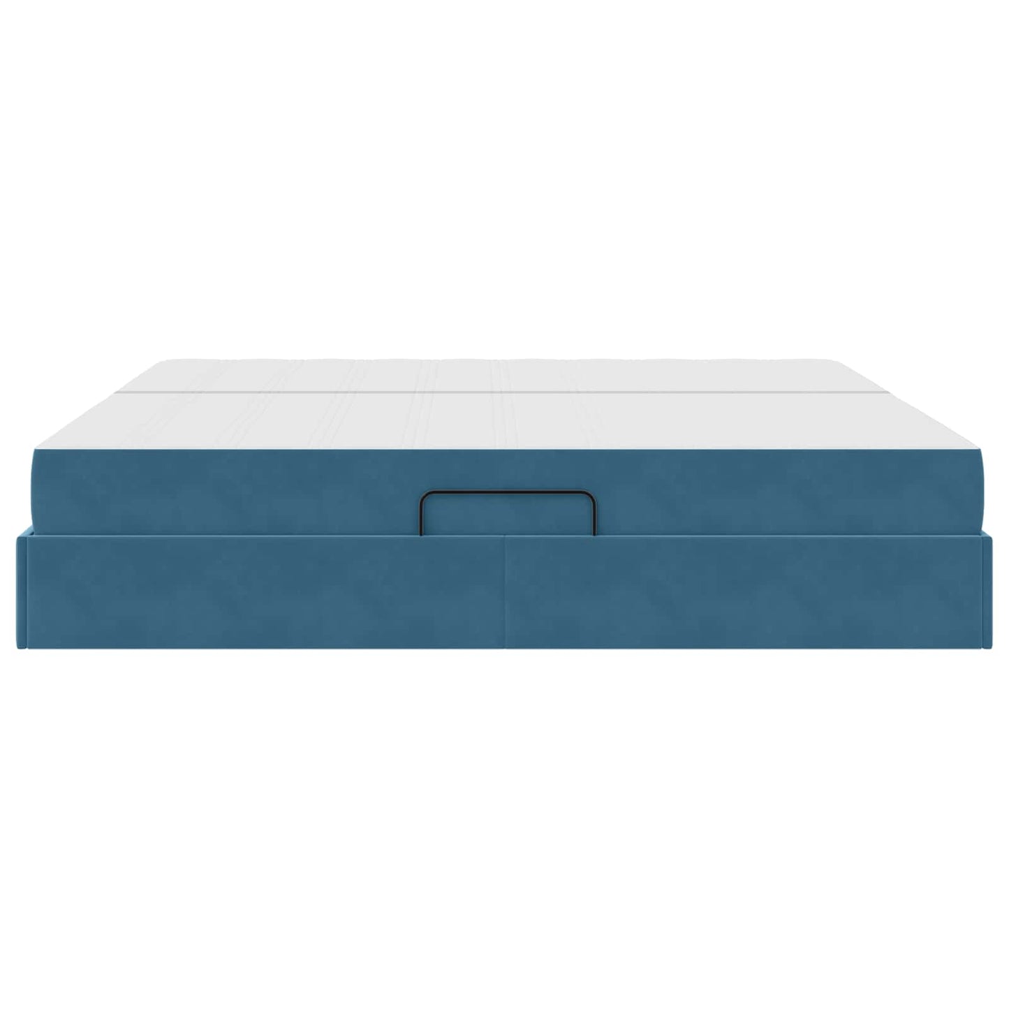 Opbergbed met matras Donkerblauw 200 x 200 cm Fluweel is nu te koop bij PeponiXL, paradijselijk wonen!