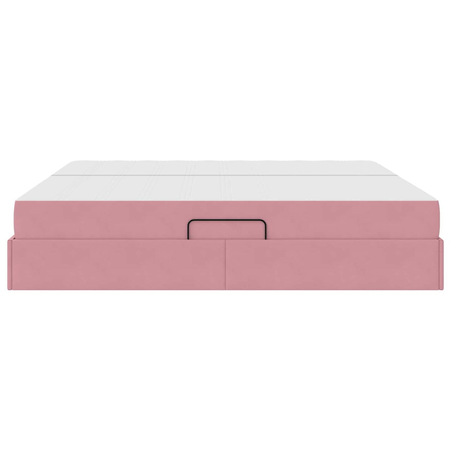 Opbergbed met matras met matras Roze 200 x 200 cm Fluweel is nu te koop bij PeponiXL, paradijselijk wonen!
