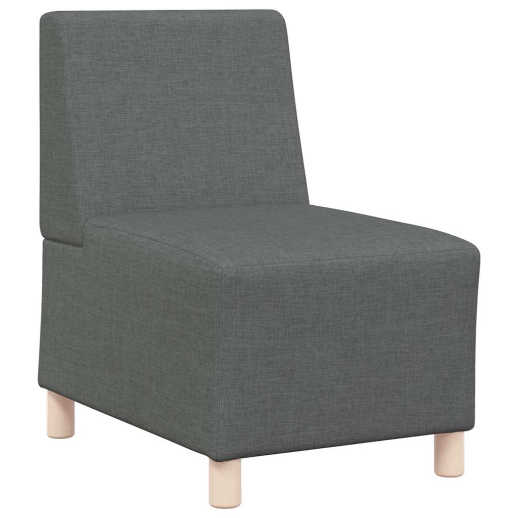 Modulaire Bankeenheid Armlos 2 pcs Donkergrijs 55 x 74 x 82 cm is nu te koop bij PeponiXL, paradijselijk wonen!