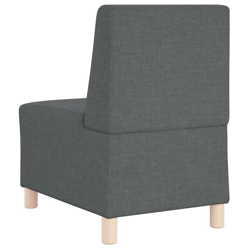 Modulaire Bankeenheid Armlos 2 pcs Donkergrijs 55 x 74 x 82 cm is nu te koop bij PeponiXL, paradijselijk wonen!