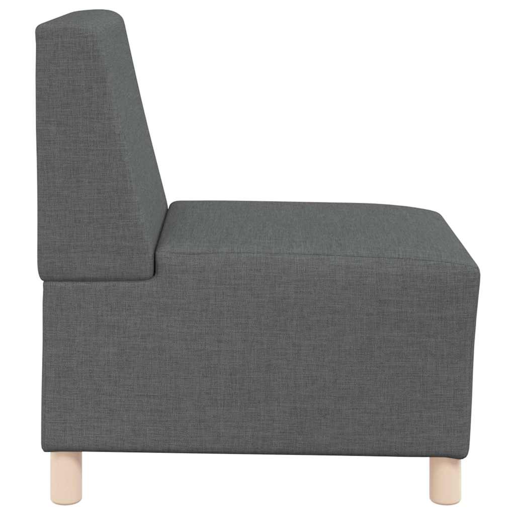 Modulaire Bankeenheid Armlos 2 pcs Donkergrijs 55 x 74 x 82 cm is nu te koop bij PeponiXL, paradijselijk wonen!