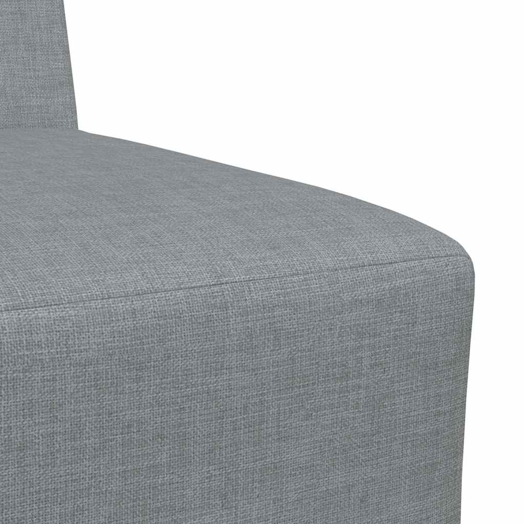 Modulaire Bankeenheid Armlos 3 pcs Lichtgrijs 55 x 74 x 82 cm is nu te koop bij PeponiXL, paradijselijk wonen!