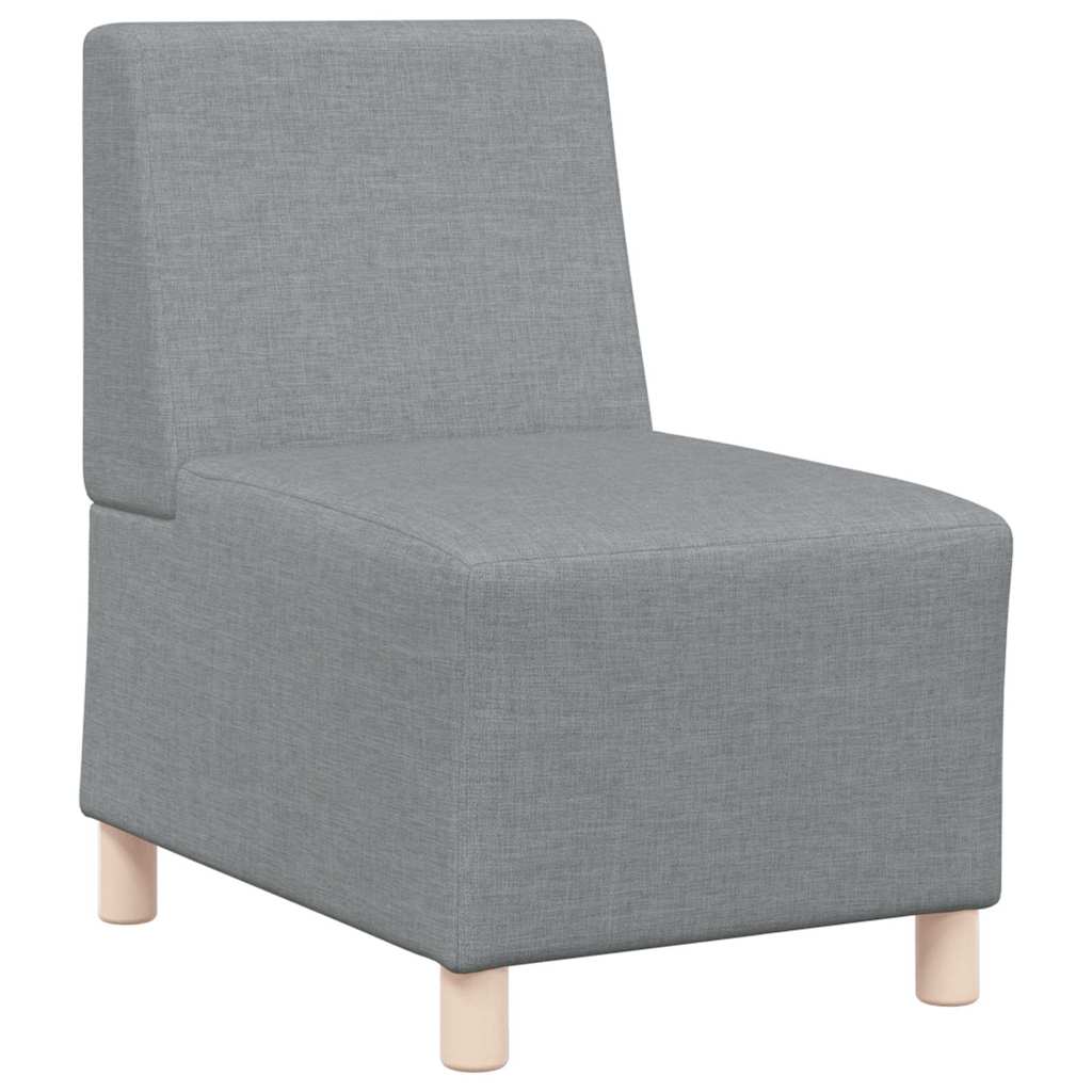 Modulaire Bankeenheid Armlos 3 pcs Lichtgrijs 55 x 74 x 82 cm is nu te koop bij PeponiXL, paradijselijk wonen!