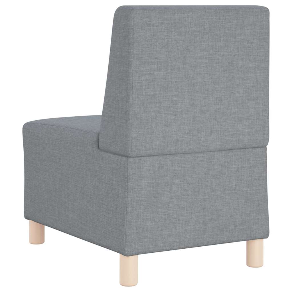 Modulaire Bankeenheid Armlos 3 pcs Lichtgrijs 55 x 74 x 82 cm is nu te koop bij PeponiXL, paradijselijk wonen!