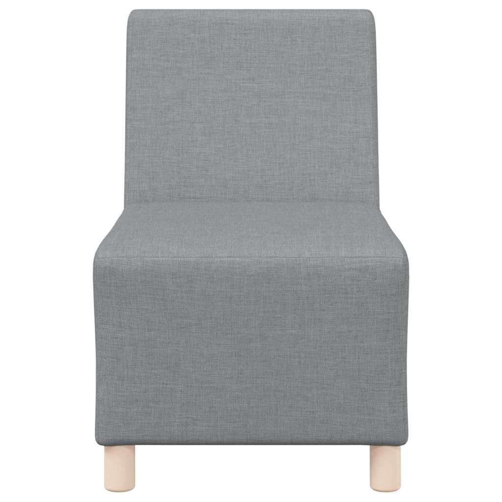 Modulaire Bankeenheid Armlos 3 pcs Lichtgrijs 55 x 74 x 82 cm is nu te koop bij PeponiXL, paradijselijk wonen!