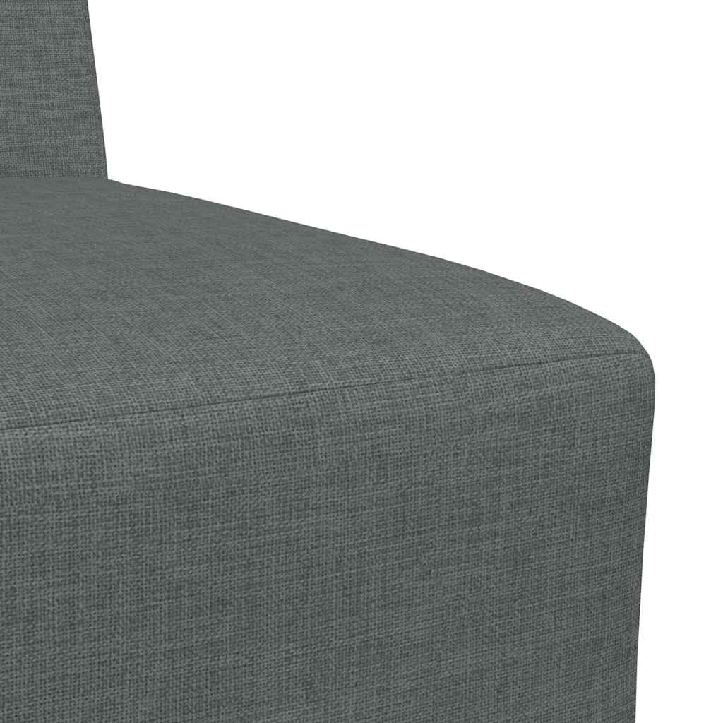 Modulaire Bankeenheid Armlos 3 pcs Donkergrijs 55 x 74 x 82 cm is nu te koop bij PeponiXL, paradijselijk wonen!