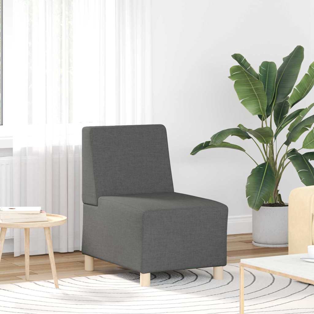 Modulaire Bankeenheid Armlos 3 pcs Donkergrijs 55 x 74 x 82 cm is nu te koop bij PeponiXL, paradijselijk wonen!