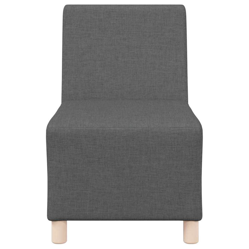 Modulaire Bankeenheid Armlos 3 pcs Donkergrijs 55 x 74 x 82 cm is nu te koop bij PeponiXL, paradijselijk wonen!