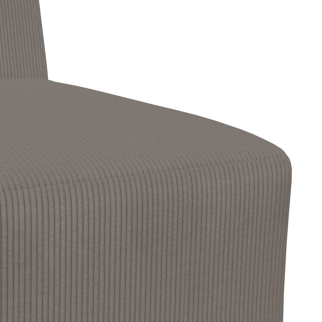 Modulaire Bankeenheid Armlos 3 pcs Lichtgrijs 55 x 74 x 82 cm is nu te koop bij PeponiXL, paradijselijk wonen!